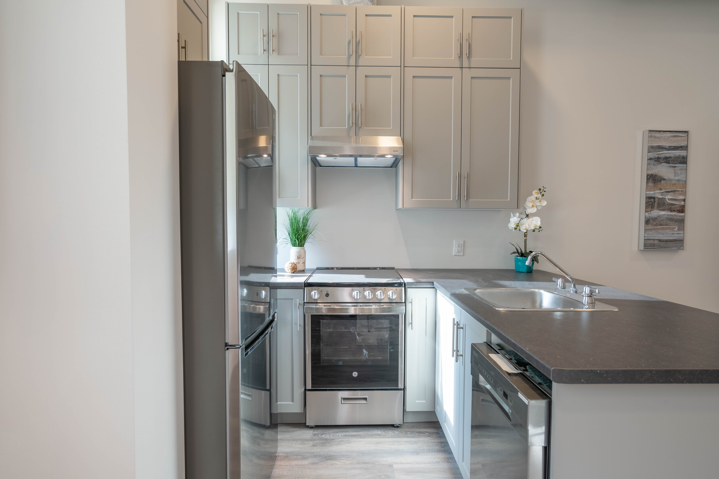 interior of apartment at 9-15 Queen Street in Brantford