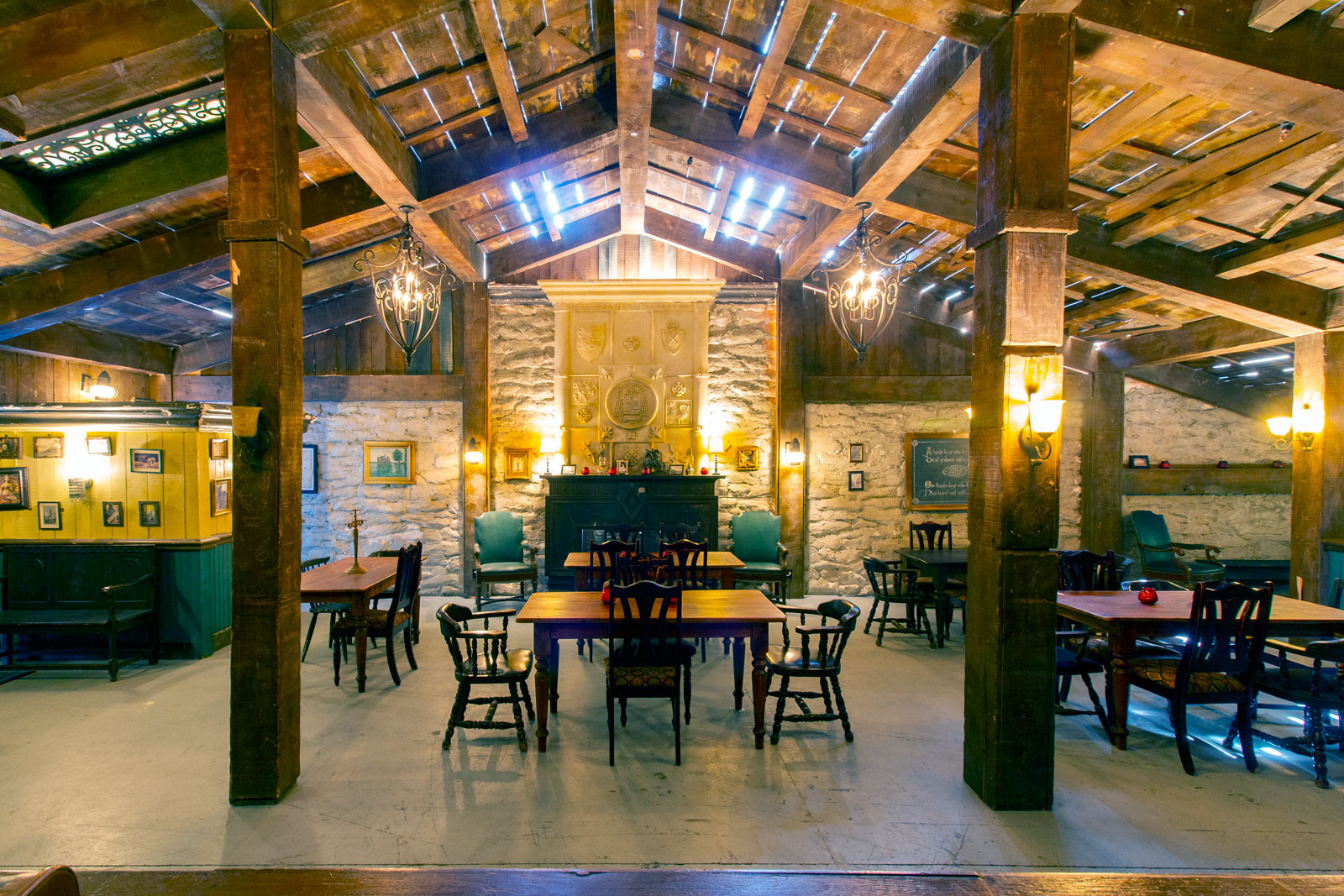 set from the television series LOST GIRL is set up in Brantford