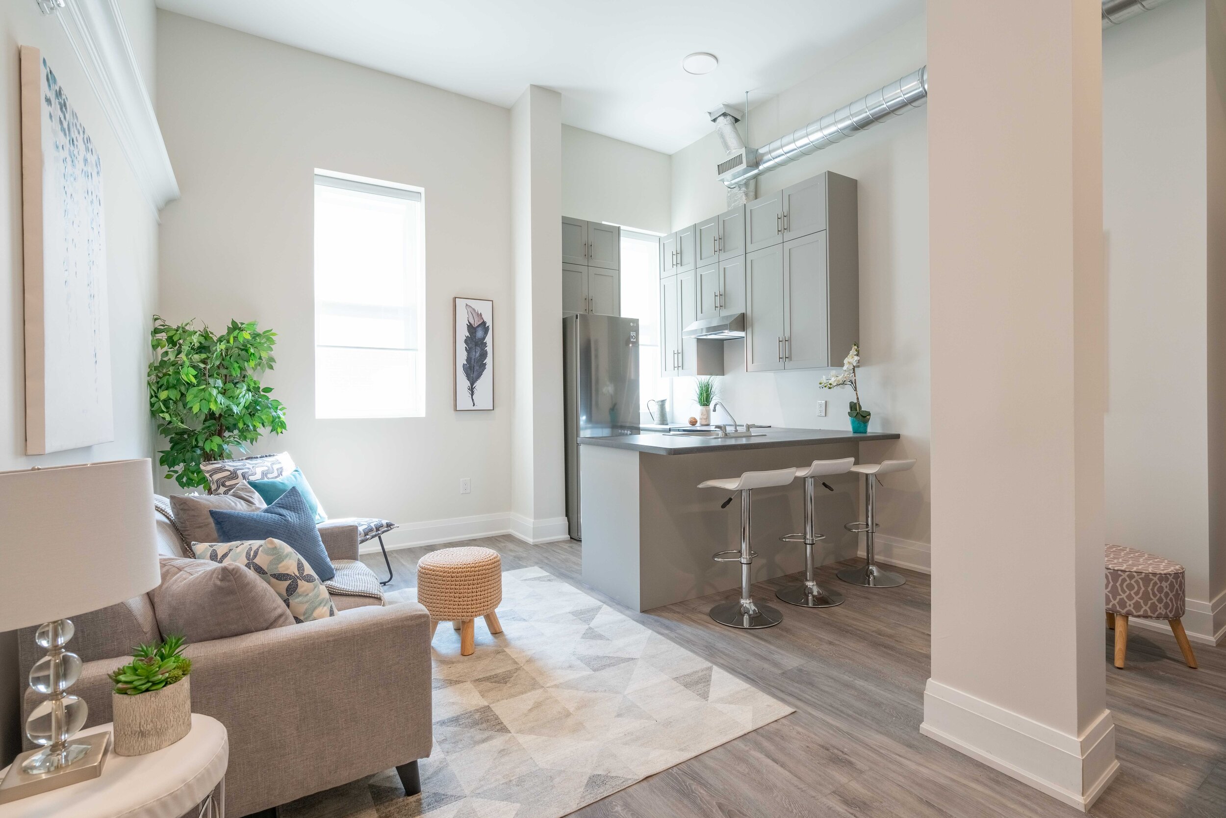 interior of apartment at 9-15 Queen Street in Brantford